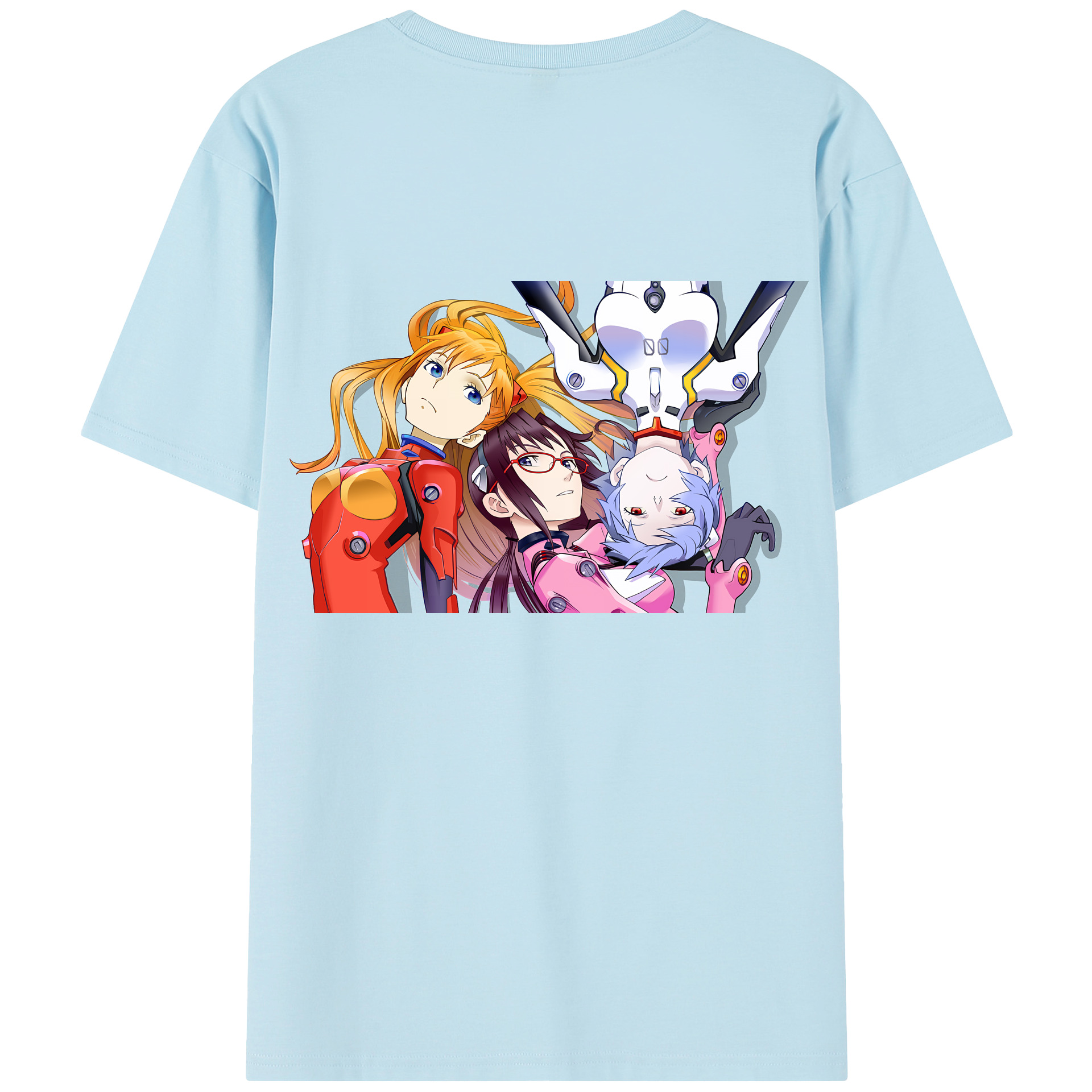 （画像用） EVA 新世紀エヴァンゲリオン 綿100％半袖Tシャツ（背面プリント）